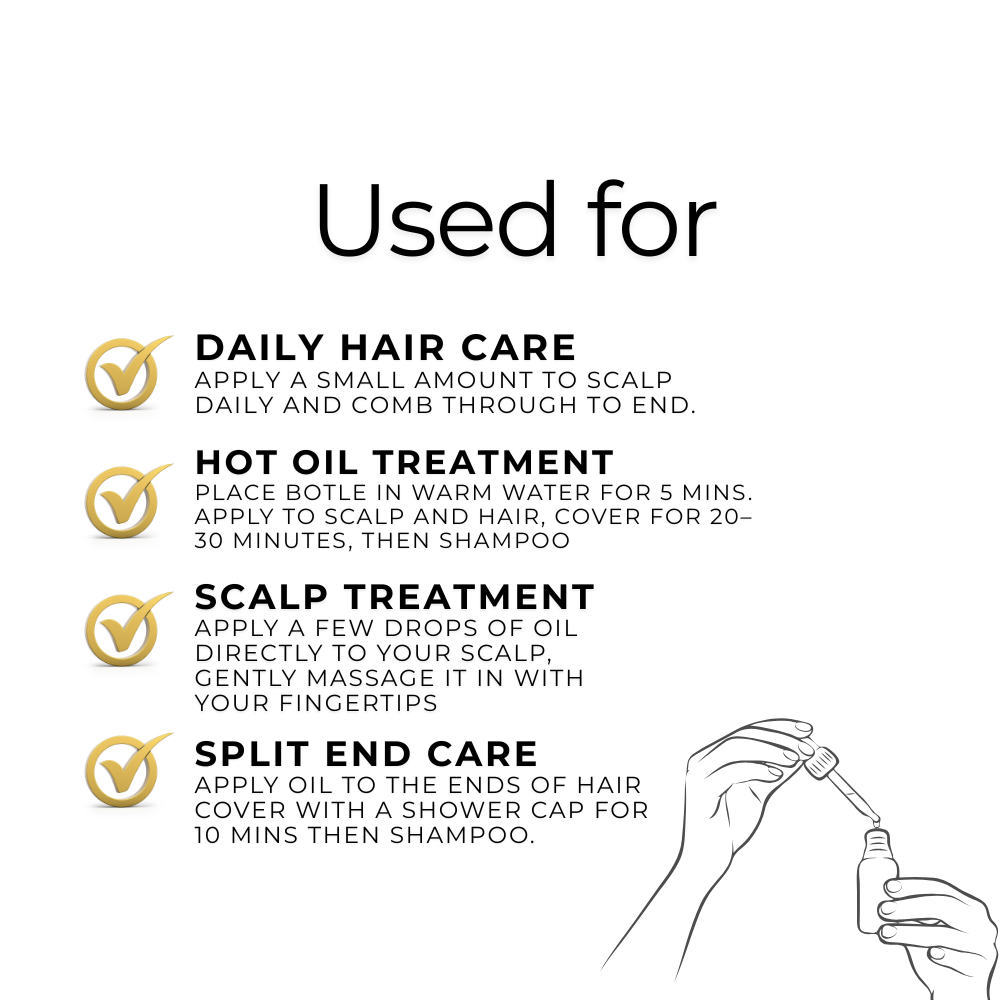 Super Hair Serum – Infused with Rosemary, Amla & Tea Tree Oil