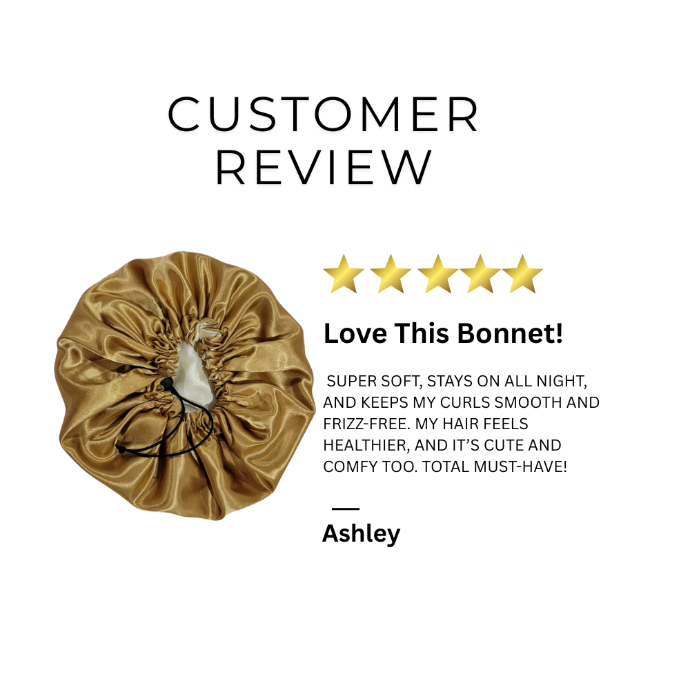 2-in-1 Ultra Soft Satin Sleep Bonnet