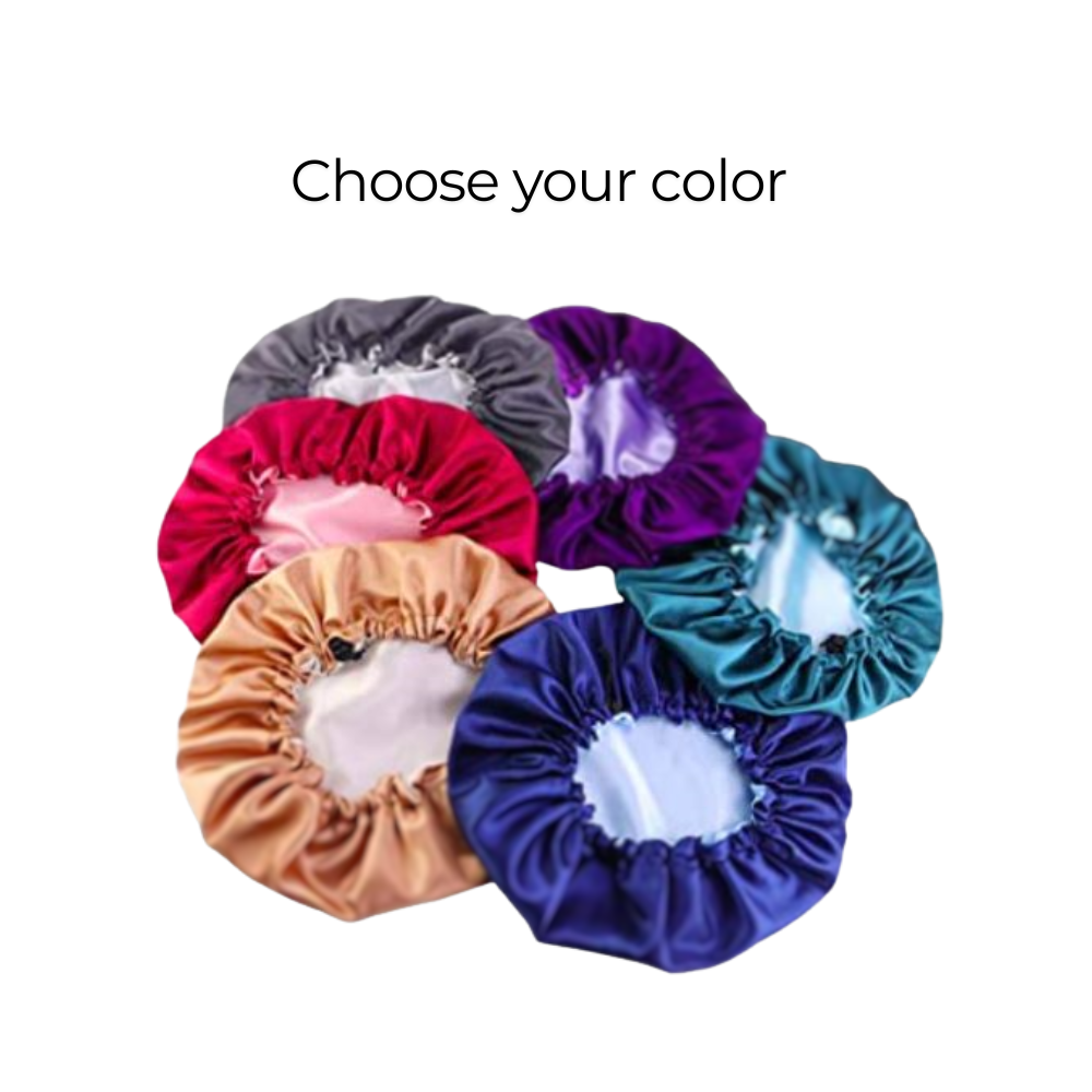 2-in-1 Ultra Soft Satin Sleep Bonnet